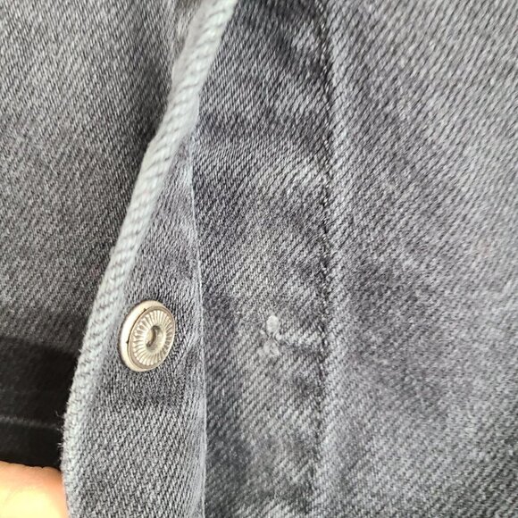 BDG × Urban Outfitters Button Up A-Line Black Denim Skirt Y2K - Picture 5 of 6